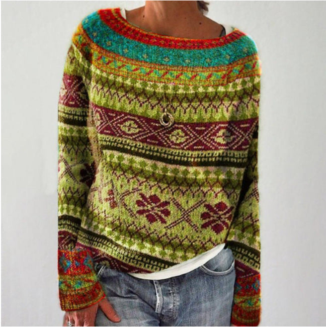 Women's - Icelandic Sweater - Cosy Wool Blend - Classic Nordic Style - Ultimate Warmth & Comfort