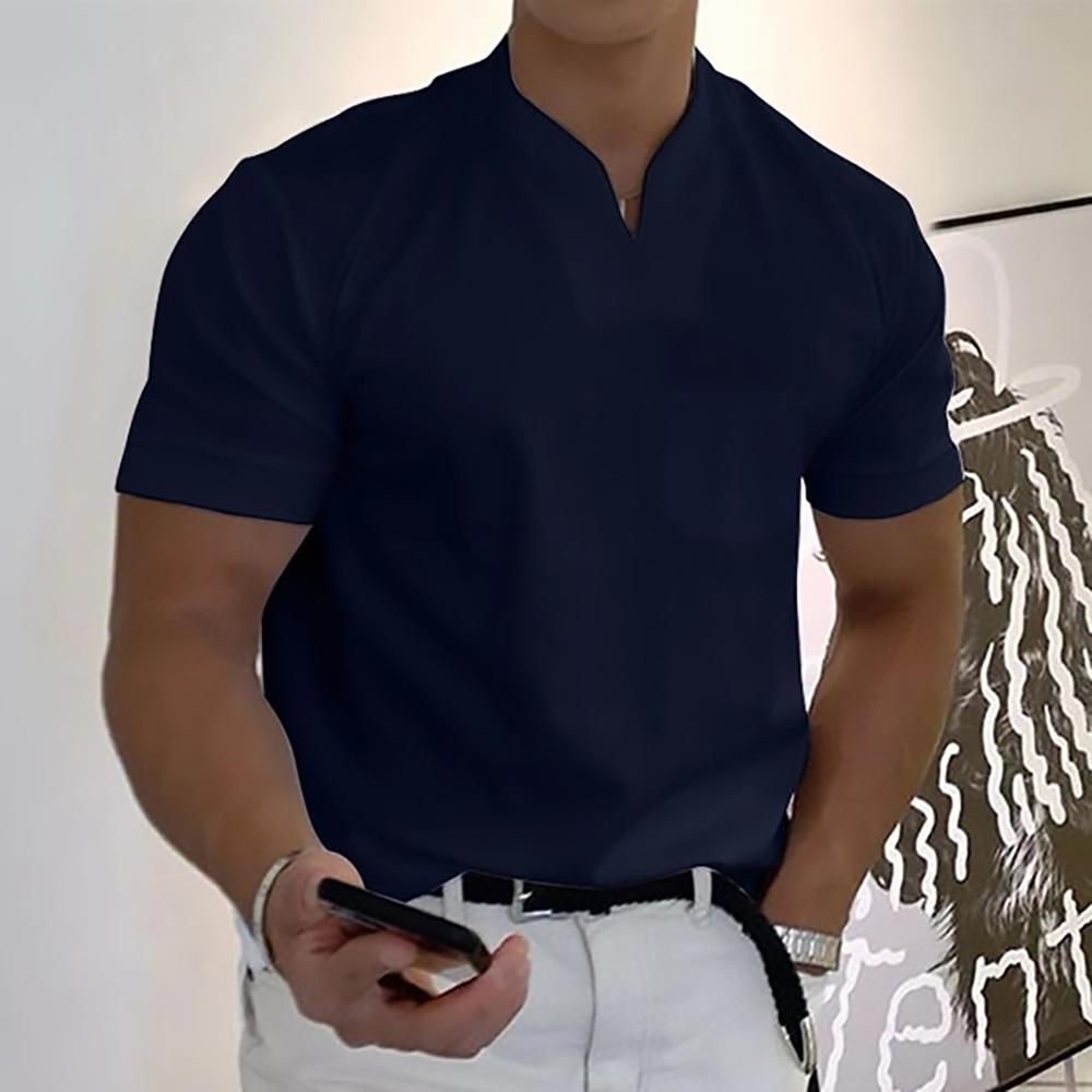 Men's - Modern Fit Long Sleeve Polo Shirt - Casual Style