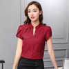 Chiffon short sleeve blouse