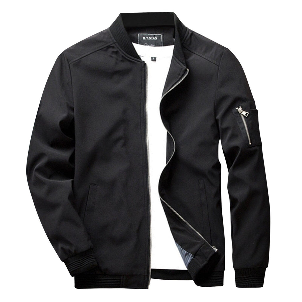 Men's - Summer Jacket - Lightweight Zip Bomber
