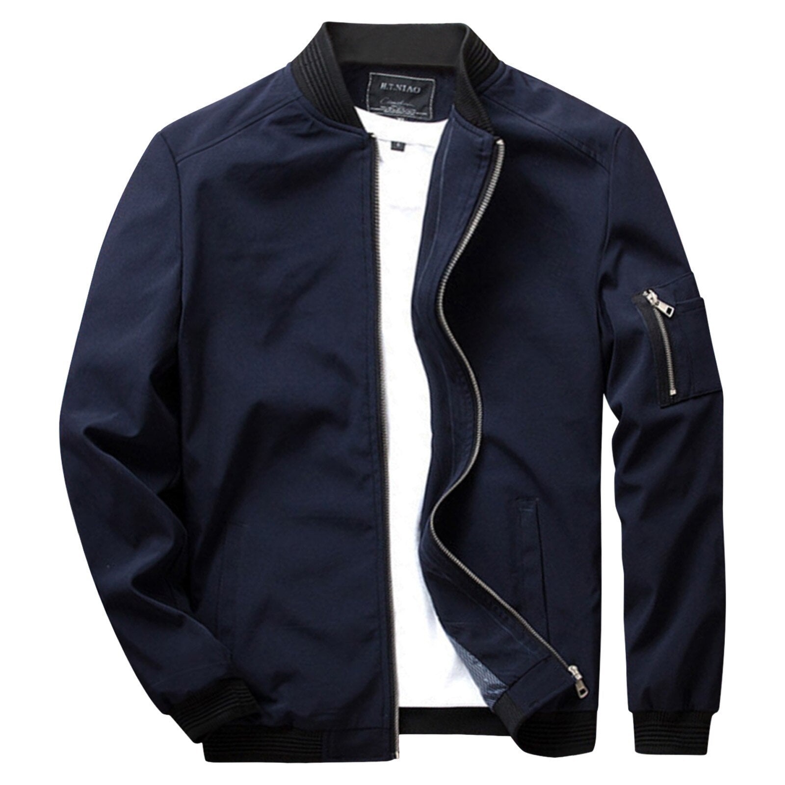 Men's - Summer Jacket - Lightweight Zip Bomber