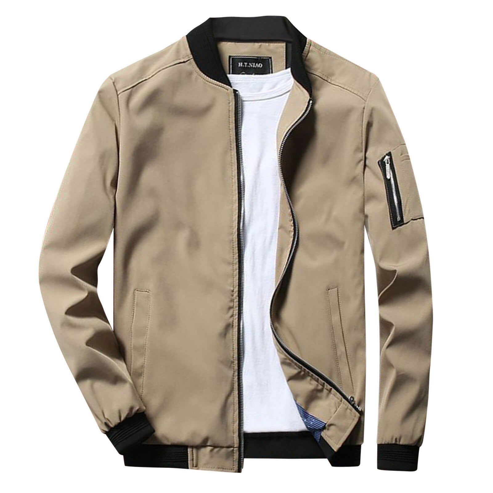 Men's - Summer Jacket - Lightweight Zip Bomber