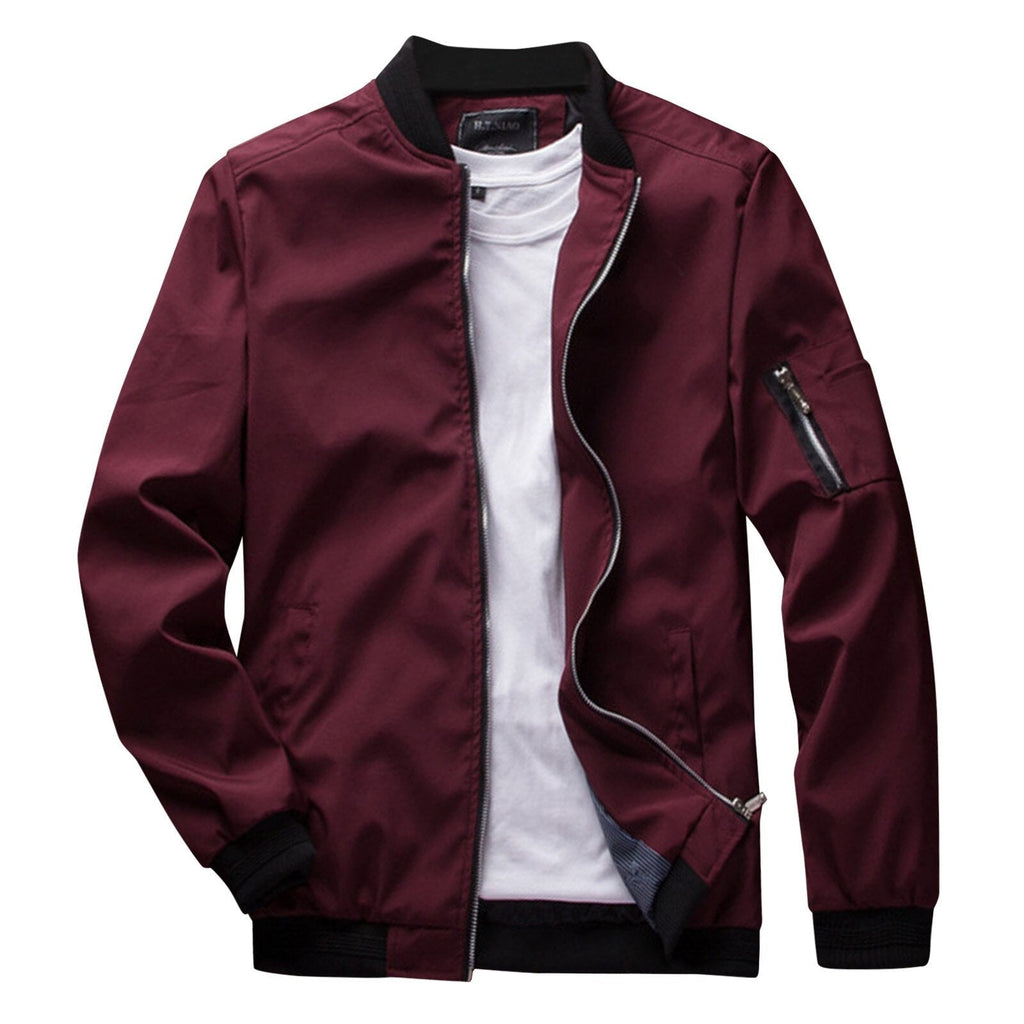 Men's - Summer Jacket - Lightweight Zip Bomber