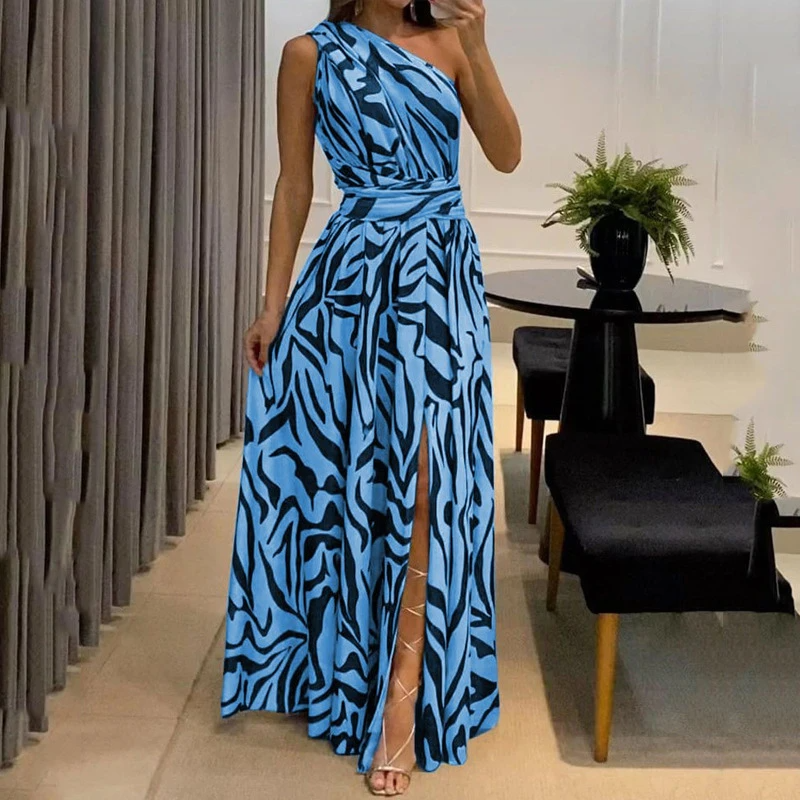 Fashionable dress with print