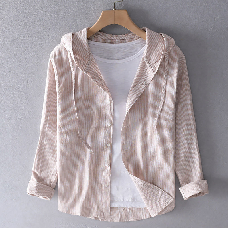 Women's - Breathable Linen Shirt - Lightweight & Stylish - Perfect for Warm Weather - Comfortable Fashion Essential