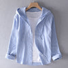 Women's - Breathable Linen Shirt - Lightweight & Stylish - Perfect for Warm Weather - Comfortable Fashion Essential
