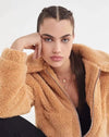 Cosy and trendy women's teddy fleece jacket