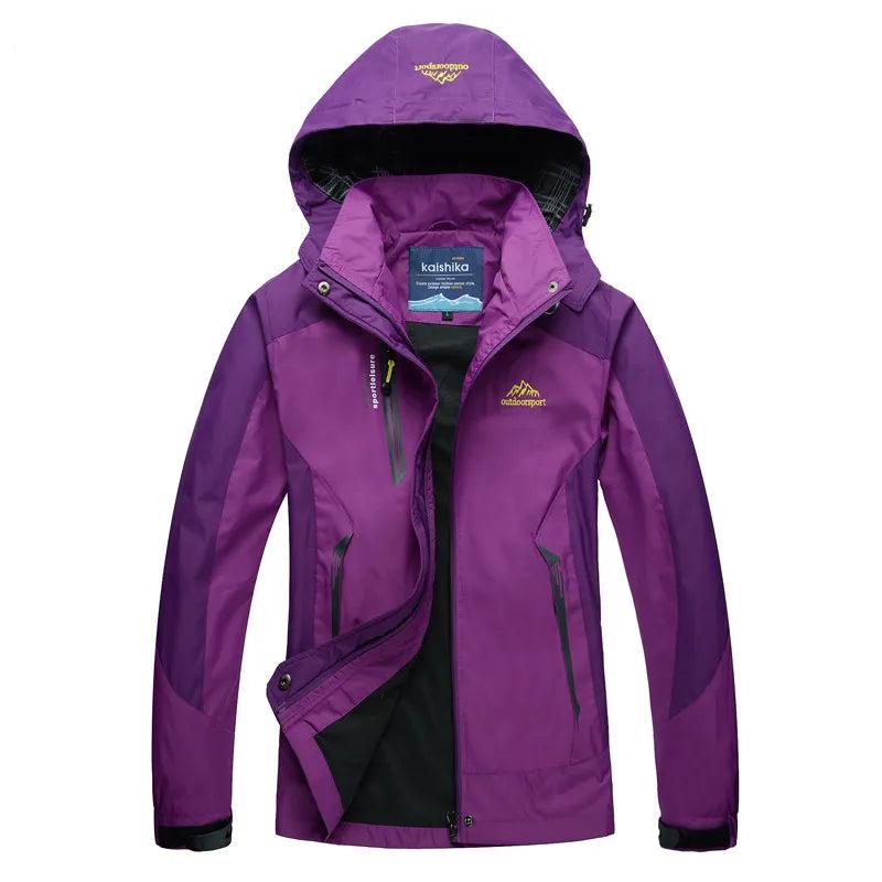 Women's - Windbreaker Jacket - Hooded & Waterproof