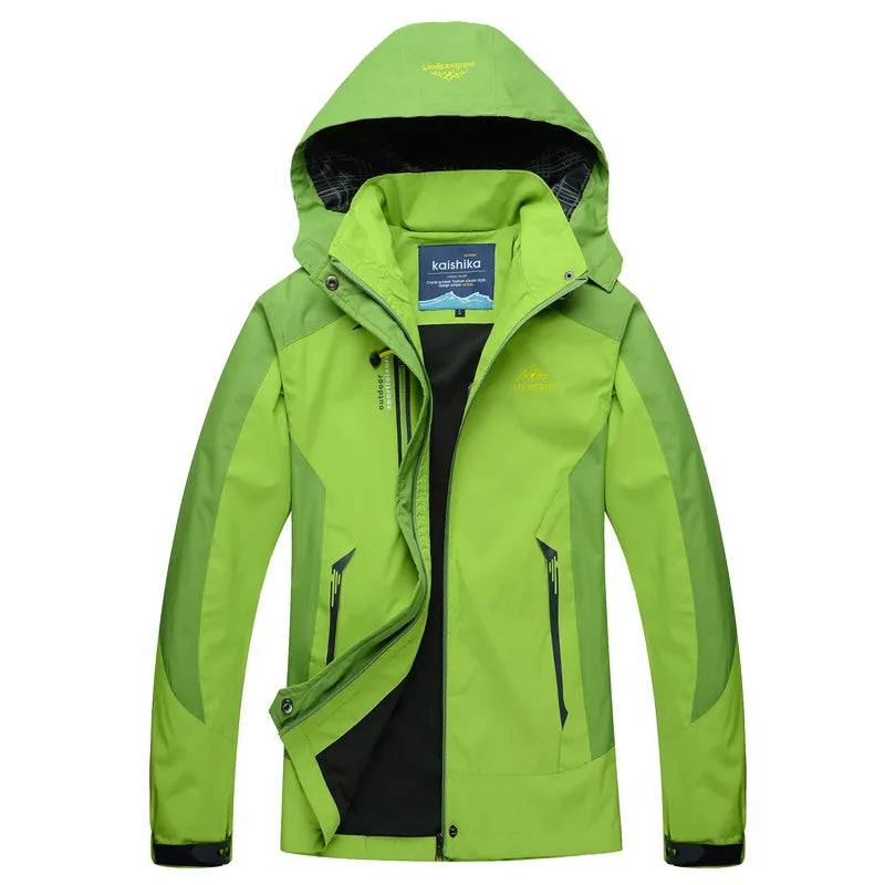 Women's - Windbreaker Jacket - Hooded & Waterproof