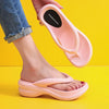 Summer wedge flip flops with non-slip platform sandals for women