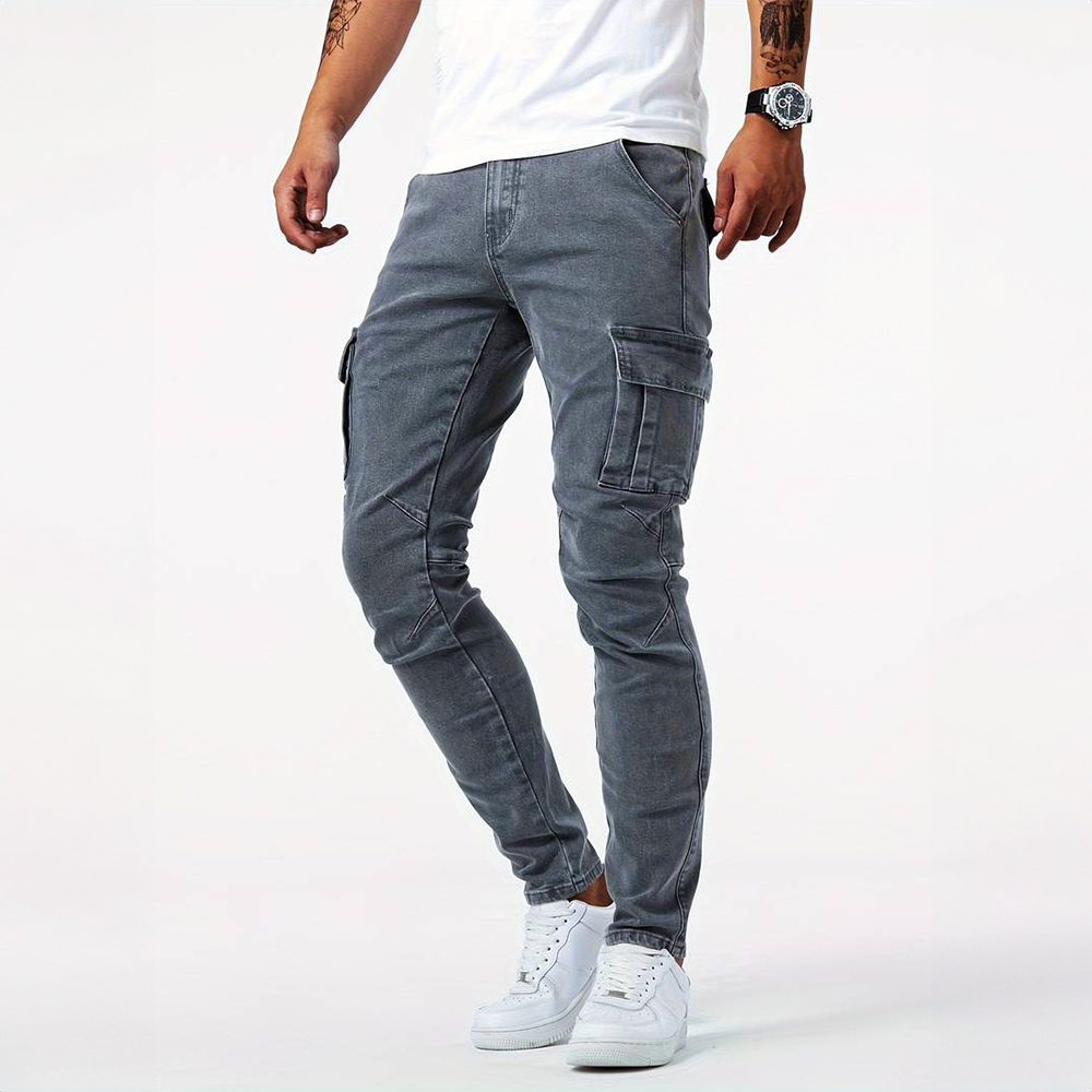 Men - Jeans - Cargo Style - Casual Comfort