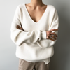 JUMPER IN SOFT LAYERED KNIT