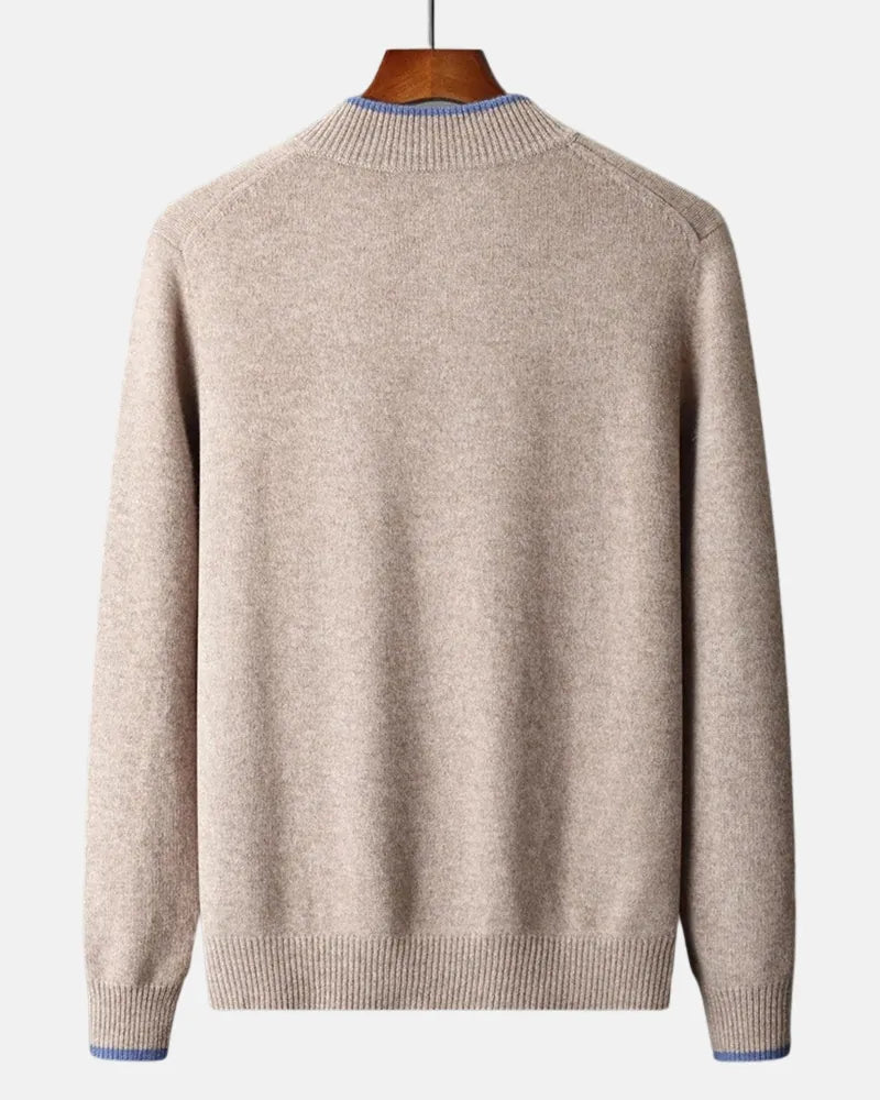 Men - Jacket - Cashmere Look - Zip-Up Style