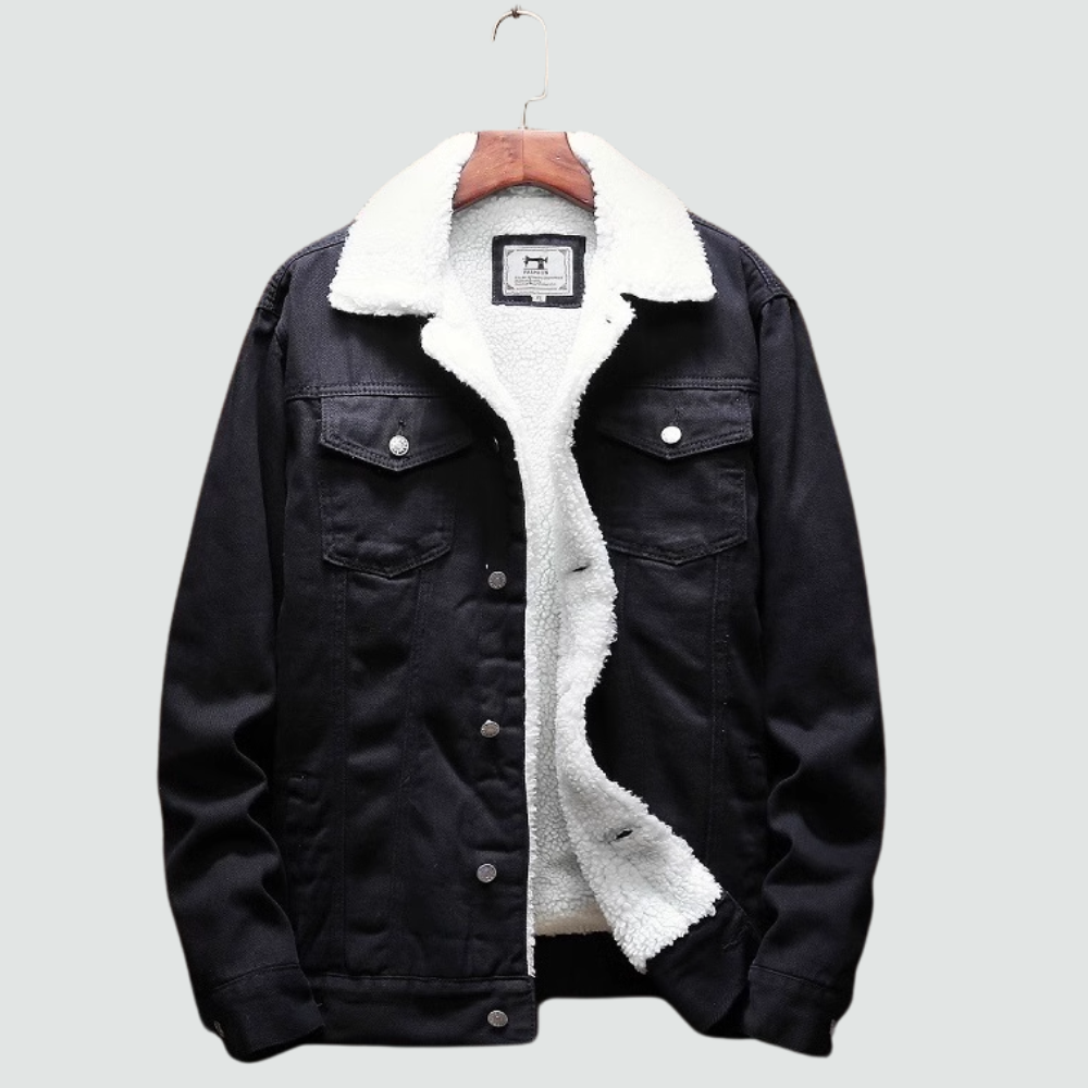 Men's - Denim Jacket - Classic Style - Durable Material - Timeless Wardrobe Essential