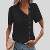 Women's - Elegant Shirt - Lightweight & Breezy Fabric - Casual Chic Style Perfect for Summer Outings