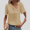 Women's - Elegant Shirt - Lightweight & Breezy Fabric - Casual Chic Style Perfect for Summer Outings