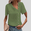 Women's - Elegant Shirt - Lightweight & Breezy Fabric - Casual Chic Style Perfect for Summer Outings