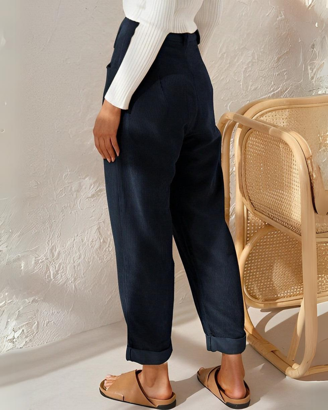 Comfortable corduroy trousers