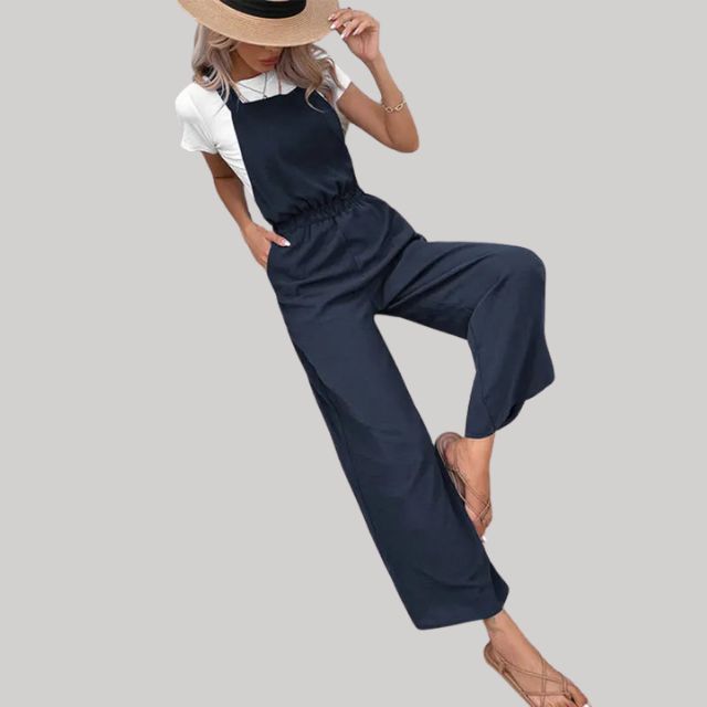 Caroline jumpsuit with wide legs