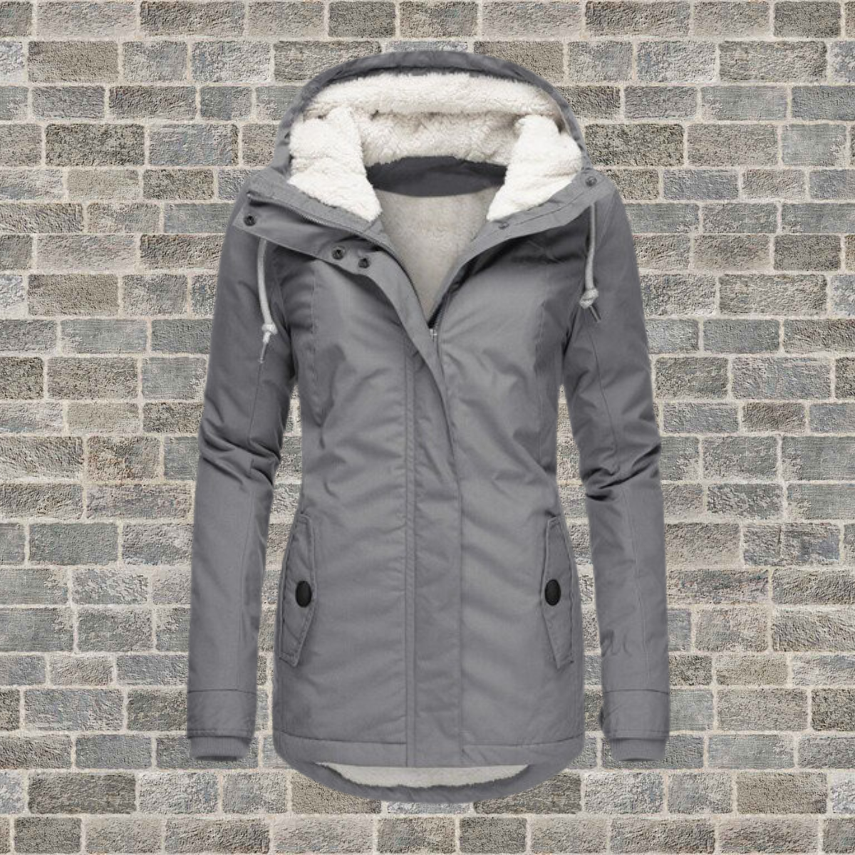Johanna | Warm cotton sherpa jacket