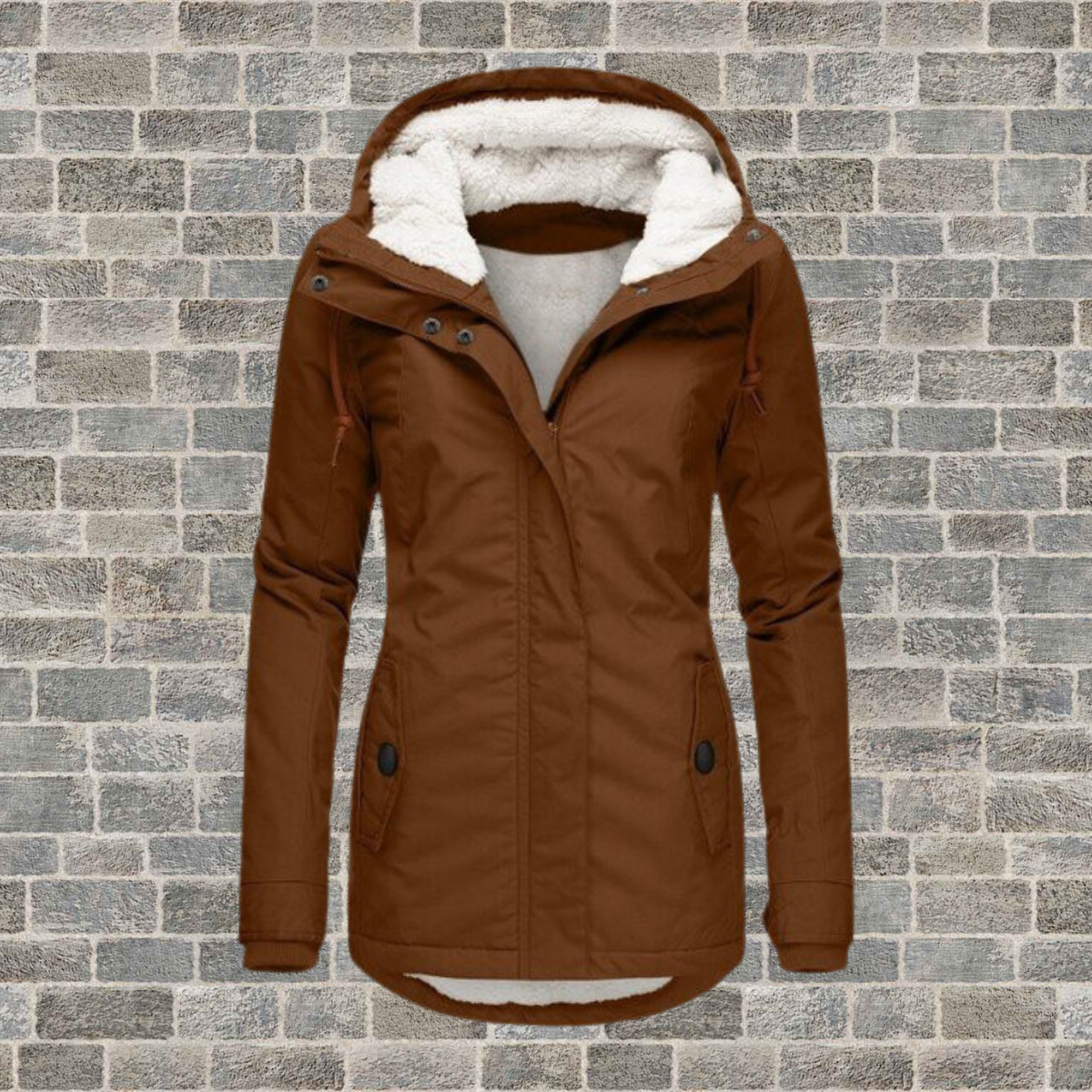 Johanna | Warm cotton sherpa jacket