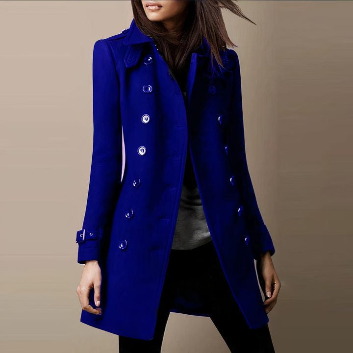 Wool autumn and winter coats for women