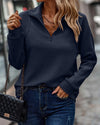 Elegant jumper with V-neck