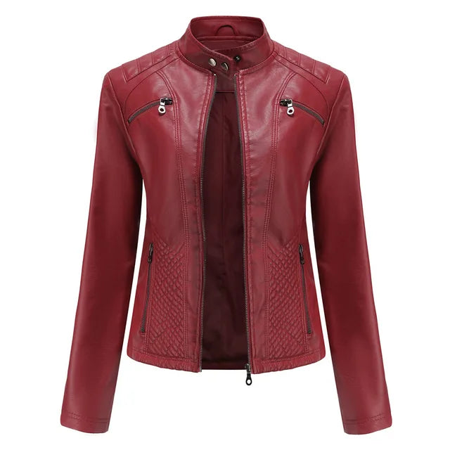 Stylish leather jacket