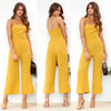 Jumpsuit with spaghetti straps