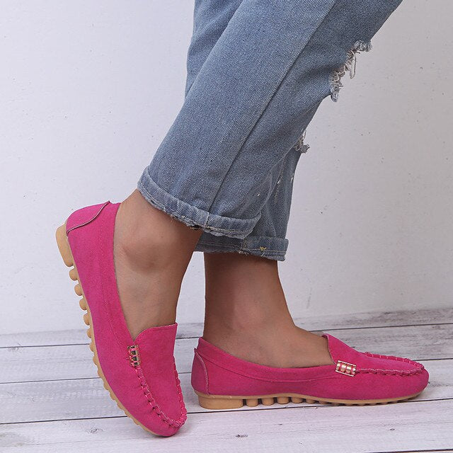 Ladies casual flat shoes