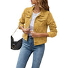 Casual denim-look jacket for women