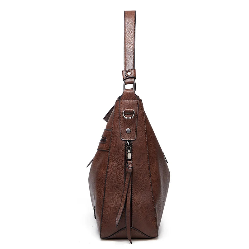 Large Leather Carrier Bag