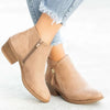 Suede ankle boots with heel