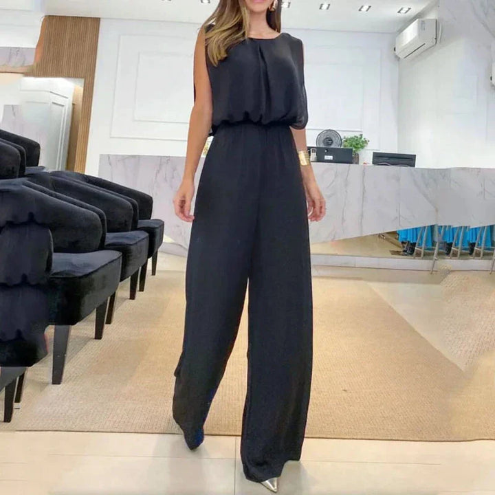 Black fashionable jumpsuit