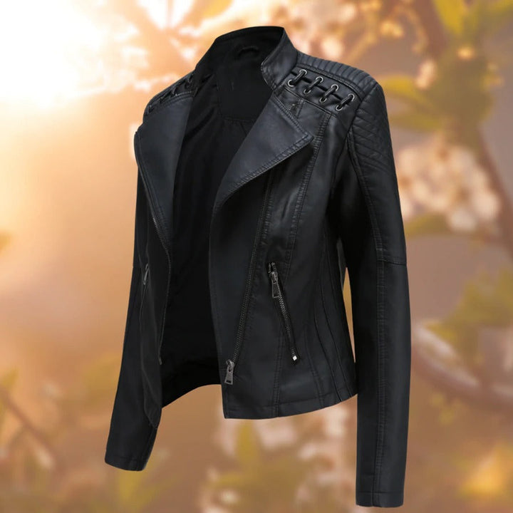 Stylish leather jacket