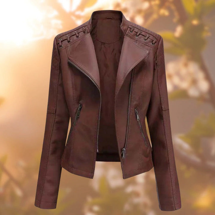 Stylish leather jacket