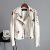 Ladies fashion leather jackets