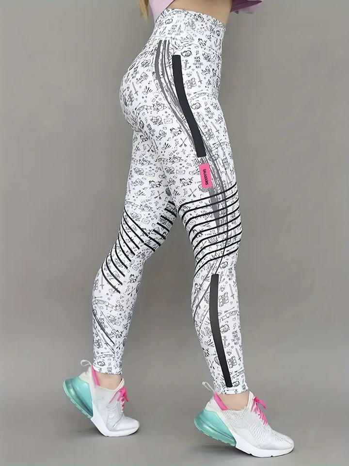 Print Graphic Quick-drying Running Yoga leggings