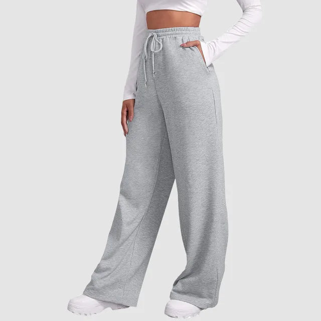 Wide Leg Lined Jogging Pants