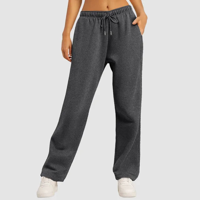 Wide Leg Lined Jogging Pants