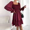 Stylish Dress With Ruffles