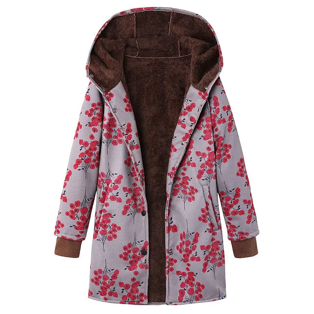 Clover™ Thick, printed cashmere jacket