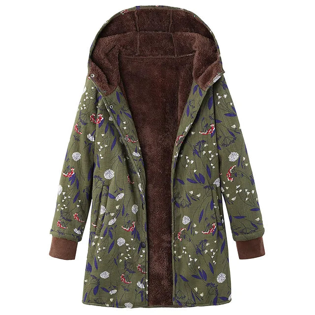 Clover™ Thick, printed cashmere jacket