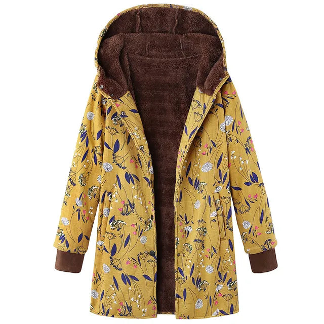 Clover™ Thick, printed cashmere jacket
