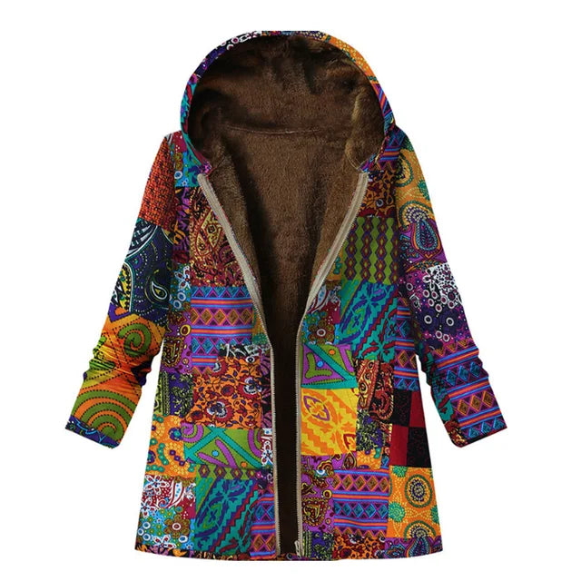 Clover™ Thick, printed cashmere jacket