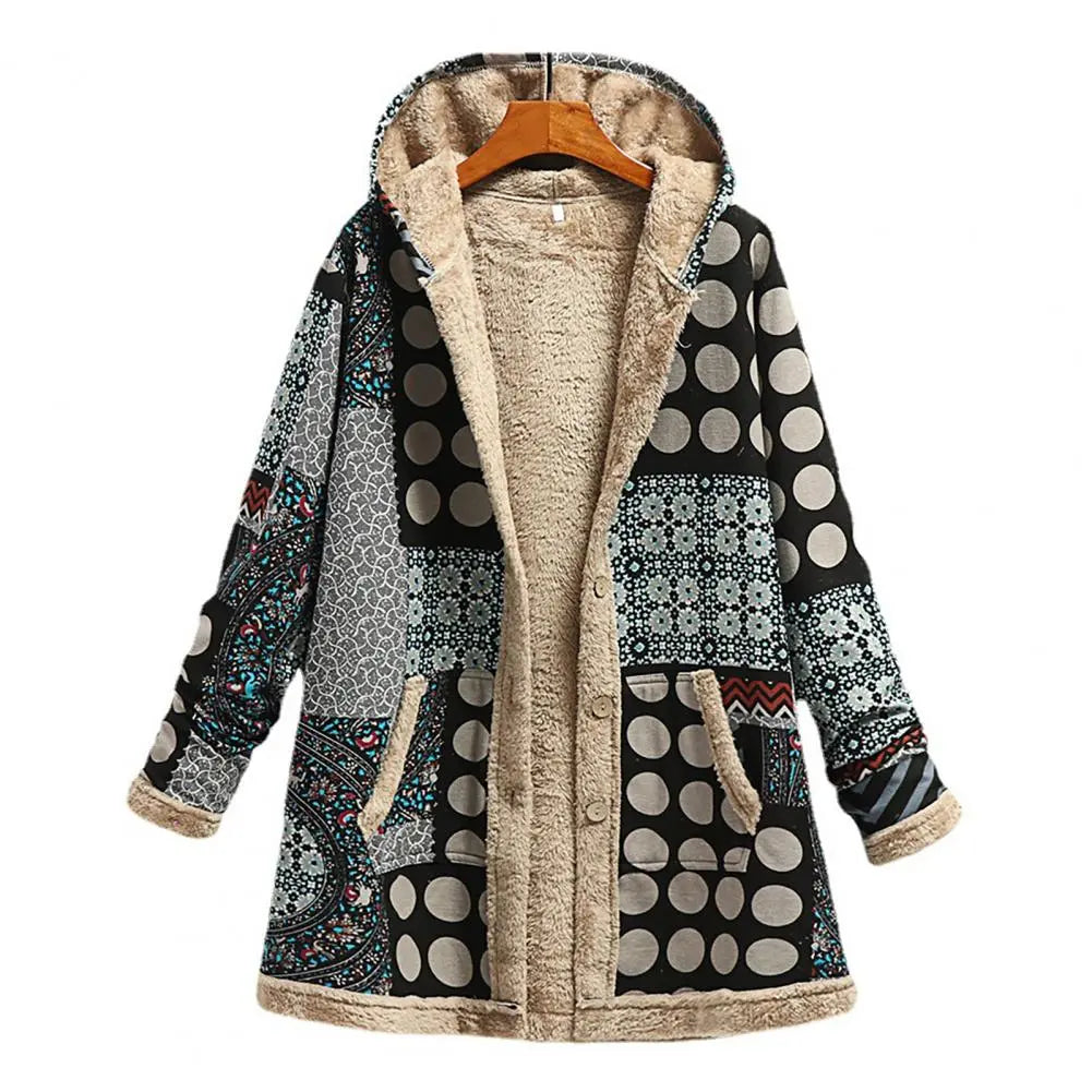 Clover™ Thick, printed cashmere jacket