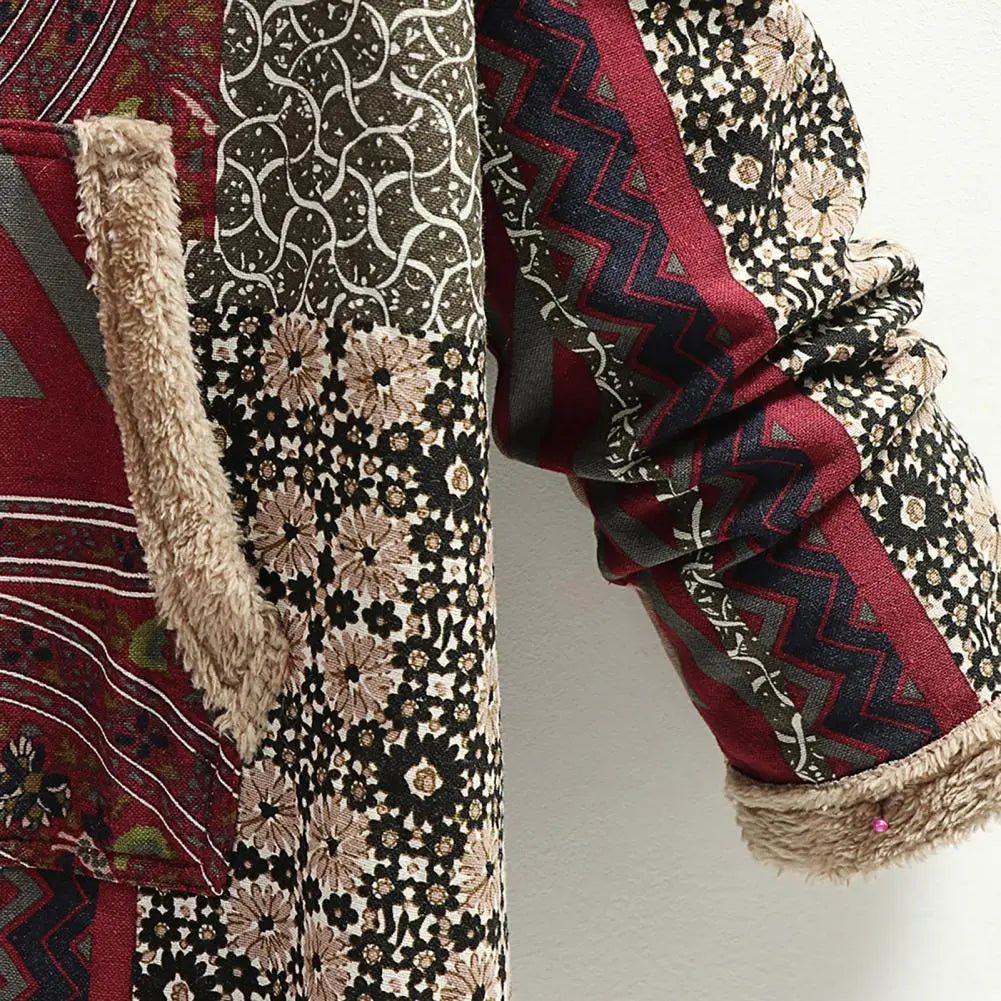 Clover™ Thick, printed cashmere jacket