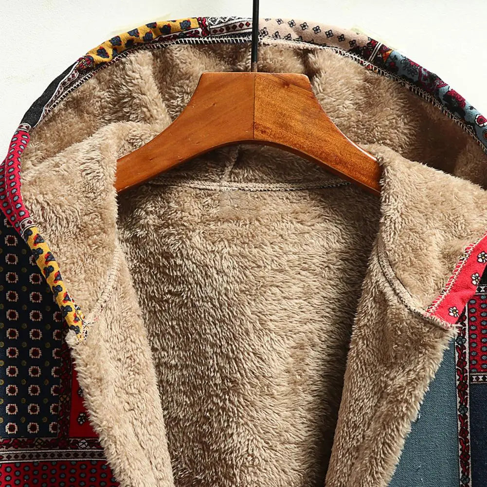 Clover™ Thick, printed cashmere jacket