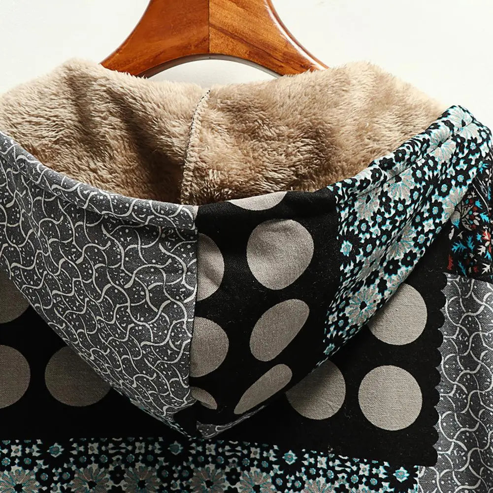 Clover™ Thick, printed cashmere jacket