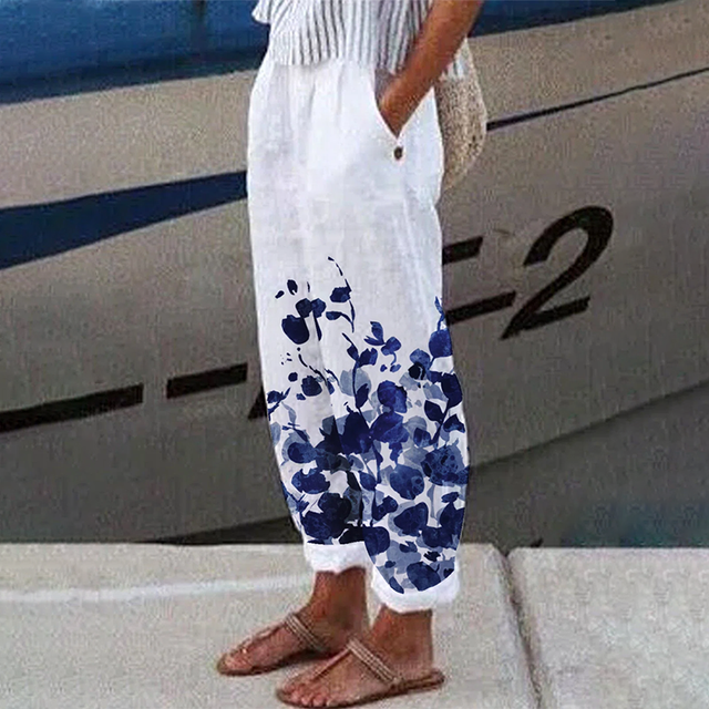 Women's - Lightweight Trousers - Simple Design for Comfort - Ideal for Everyday Wear